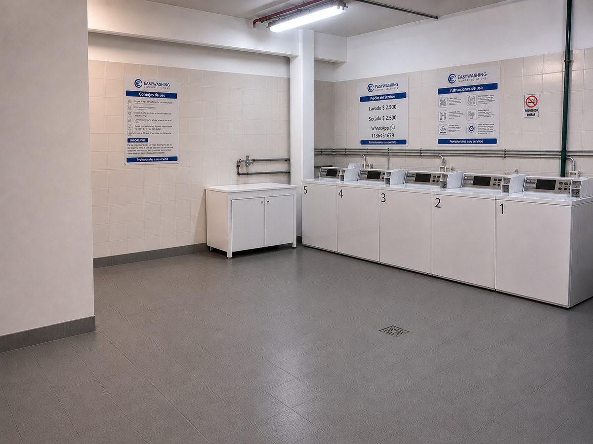 Sala de laundry completa EasyWashing